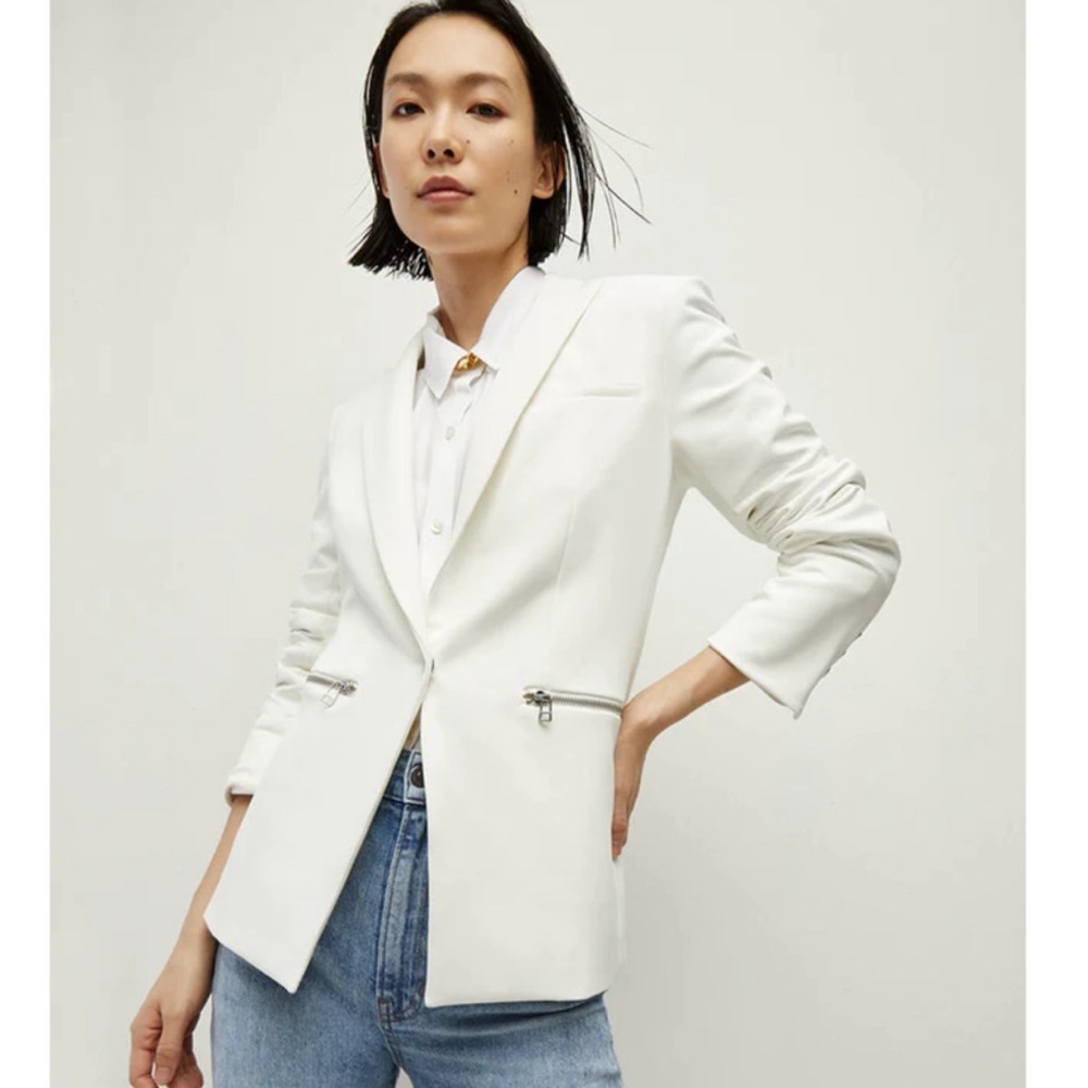 Veronica Beard Scuba Dickey Jacket Blazer